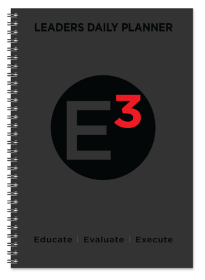 e3 leaders daily planner cover